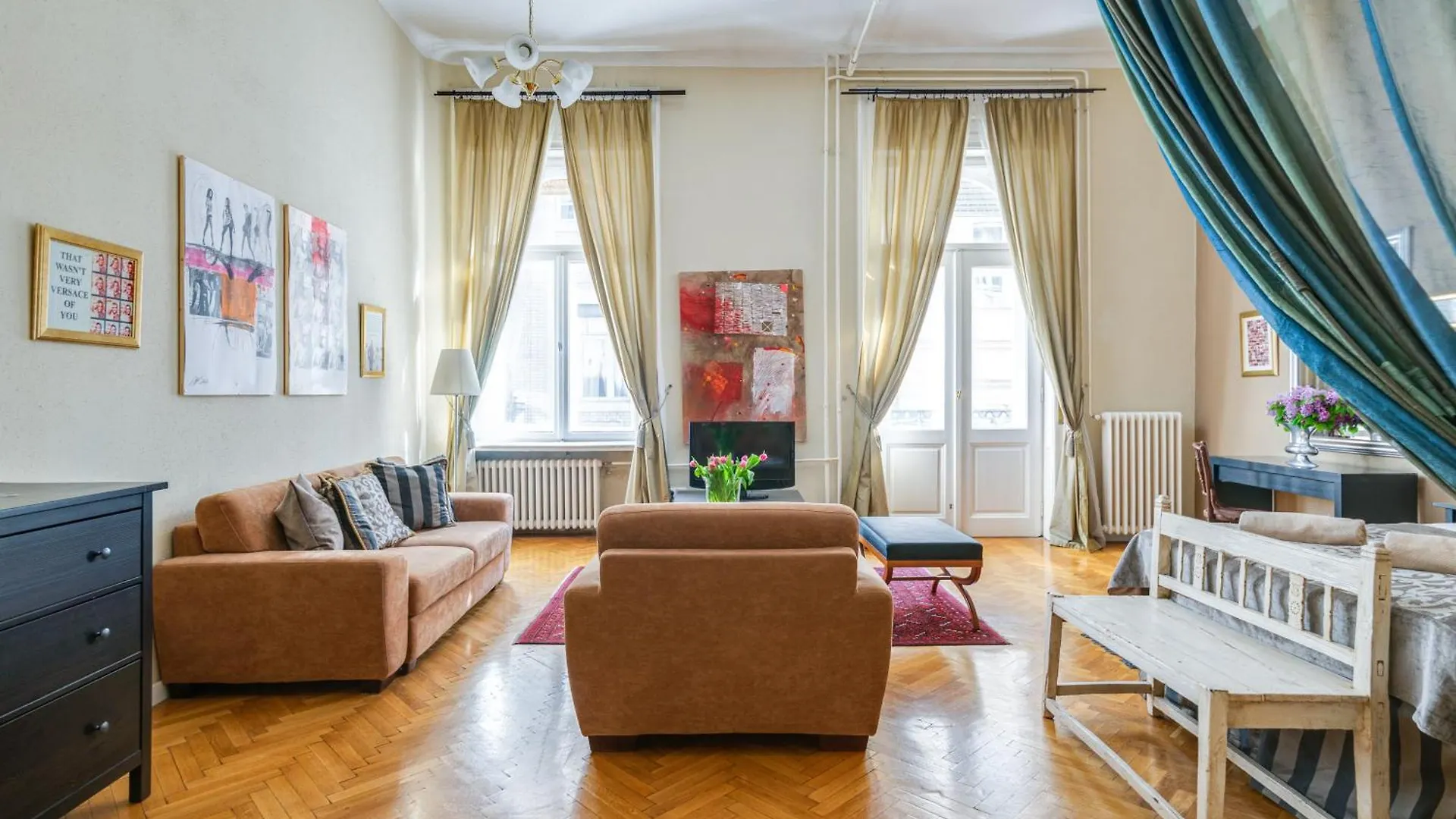 Apartmán Super Chic Suite With A Private Balcony Budapešť